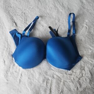Victoria's Secret So Obsessed Push Up Vibrant Blue Bra 36C